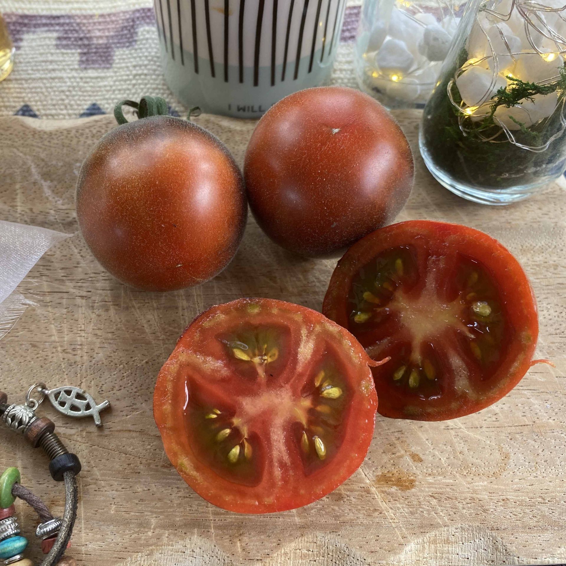 Saatgut / Samen von der Tomate Wooly Blue Jay